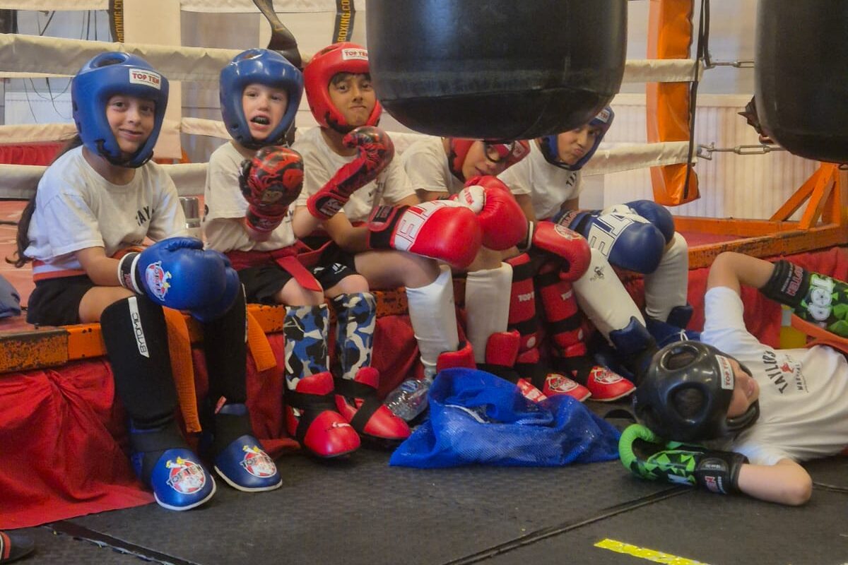 Students training together at Taylor's Martial Arts