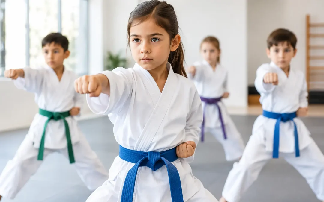 Children Gaining Focus Through Martial Arts