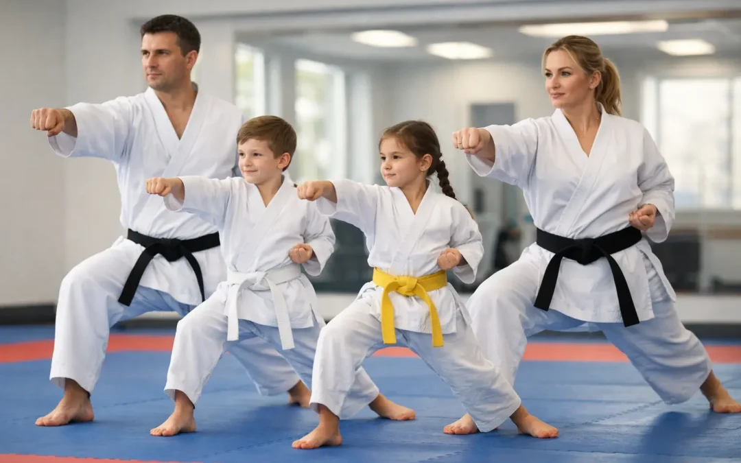 Family Training Together in Martial Arts
