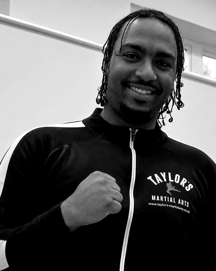 Mr Spencer, kickboxing coach at Taylor's Martial Arts