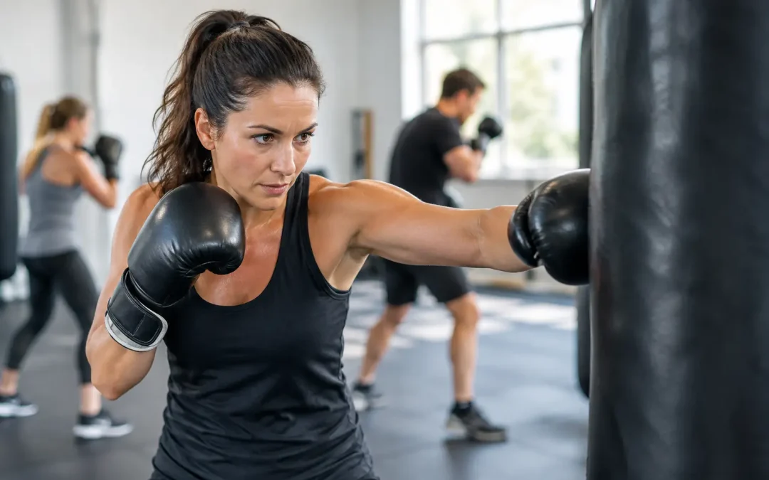 Adult Fitness Journey Through Kickboxing Classes